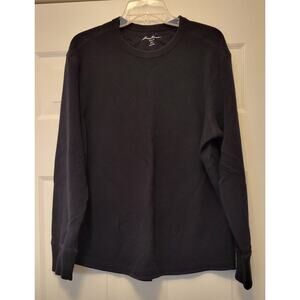 Eddie Bauer Men’s Long Sleeve Shirt Size Large Black Casual Wear
